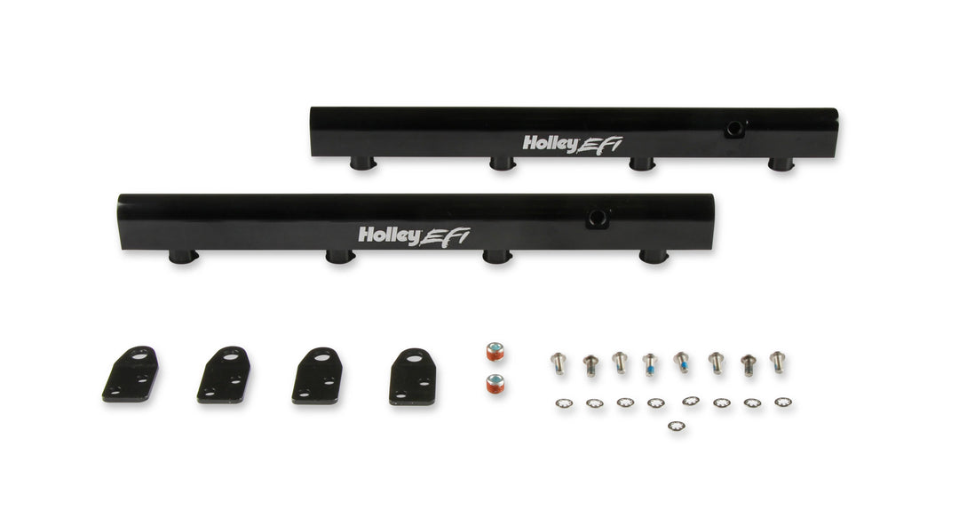 Holley Hi-Flow Billet Fuel Rails For Coyote Engine