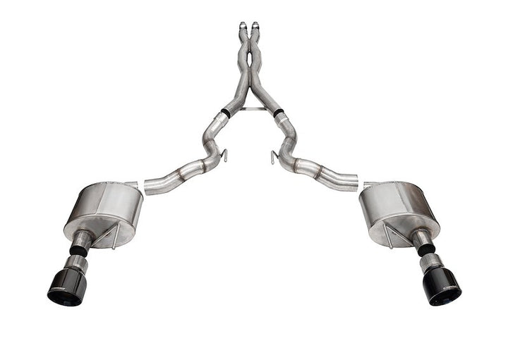 Corsa Xtreme Cat Back Exhaust For Mustang GT Convertible 2024-2025