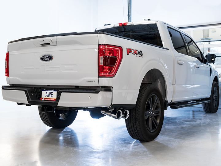 AWE Tuning 0FG Cat-Back Kit For 2021-2026 F-150 SuperCrew (Side Exit) - 3015-22067